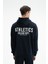 Erkek Oversize Kanguru Cepli Şardonsuz 3 İplik Kapşonlu Sweatshirt K26254626201 5