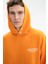 Erkek Oversize Kanguru Cepli Şardonsuz 3 İplik Kapşonlu Sweatshirt K26254626201 2