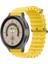 22 mm Universal Ocean Silikon Kordon Sarı 1