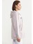 Fermuarlı Oversize Sweat - Pudra 5