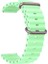22 mm Universal Ocean Silikon Kordon Açık Yeşil 2