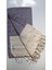 Balıksırtı Peştemal - %100 Pamuk- 100X180- Peştemal- Plaj Havlusu- Zikzak Desen 4