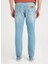 Düşük Bel Regular Fit Açık Mavi Erkek Denim Pantolon W12T023404 Texas Tapered Jean Pant 4