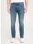 Düşük Bel Slim Fit Mavi Erkek Denim Pantolon W18S044XT Larston Jean Pantolon 2