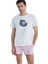 Yuvarlak Yaka Düz Beyaz Erkek T-Shirt 10638 2