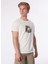 Yuvarlak Yaka Düz Beyaz Erkek T-Shirt 10638 5
