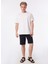Bisiklet Yaka Düz Beyaz Erkek T-Shirt DT10707_RELAXED Fit Beyaz Erkek T-S 3