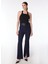Normal Bel Standart Lacivert Kadın Pantolon 24YSL5193 1