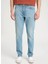 Düşük Bel Regular Fit Açık Mavi Erkek Denim Pantolon W12T023404 Texas Tapered Jean Pant 3
