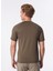 Haki Erkek O Yaka Baskılı T-Shirt M3Tend_Tend 5