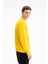 Erkek Yazı Baskılı Regular Fit Şardonsuz 3 İplik Bisiklet Yaka Sweatshirt K26124601201 4