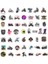 10 ADET-YT29 Tarzı Adet Karikatür Motosiklet Motokros Çıkartmaları Bavul Kaykay Dizüstü Bagaj Telefonu Araba Styling Çıkartması Graffiti Sticker F5 (Yurt Dışından) 5
