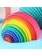 Gökkuşağı Blokları Stili Bebek Oyuncakları Gökkuşağı Yapı Taşları Çocuklar Için Ahşap Oyuncaklar Yaratıcı Gökkuşağı Istifleyici Montessori Çocuklar Için Eğitici Oyuncak (Yurt Dışından) 3