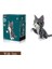 16038KUTU Stili ile M Beden Balody Sevimli Karikatür Kedi Yapı Taşları Elmas Tuğlalar Kara Kedi Modeli Eğitici Oyuncaklar Çocuklar Kız Hediyeleri (Yurt Dışından) 1