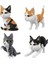 16038KUTU Stili ile M Beden Balody Sevimli Karikatür Kedi Yapı Taşları Elmas Tuğlalar Kara Kedi Modeli Eğitici Oyuncaklar Çocuklar Kız Hediyeleri (Yurt Dışından) 2