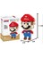 NO.18046 Stili Kutu ile Yeni Mario Serisi Çizgi Film Oyun Çevre Yapı Taşı Oyuncaklar Süper Mario Bros Luigi Yoshi Bowser Mini Tuğlalar Dıy Monte Hediyeler (Yurt Dışından) 4