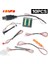 NO.1210146 Stili Tel Dıy LED X1 Yapı Taşı Lambası 1x4 Moc Aksesuarları Tuğla USB Yüksek Teknoloji Sokak 10 1 Hub Uyumlu (Yurt Dışından) 2