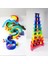 W093 Stili Bebek Oyuncakları Gökkuşağı Yapı Taşları Çocuklar Için Ahşap Oyuncaklar Yaratıcı Gökkuşağı Istifleyici Montessori Çocuklar Için Eğitici Oyuncak (Yurt Dışından) 3