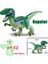 Büyük Raptor Stili 2021 Jurassic Dinozor Figürü Yapı Taşı Oyuncak Dino T-Rex Indoraptor Tyrannosaurus Rex Jiroskop Animal World Park Modeli Tuğla (Yurt Dışından) 1