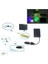 Beyaz Işık 1 Stil LED Işık Tuğlaları USB 5ın1 Hub 1x1 1x2 1x3 Yapı Taşı Bluetooth Kontrol Moc Teknik Parçaları Sokak Evi Inşaat Oyuncakları (Yurt Dışından) 5