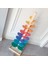 12 Adet Bal ve Çanta B Tarzı Montessori Ahşap Petal Ağacı Yapı Taşları Oyuncak Çocuk Gökkuşağı Topu Top Koşu Parkuru Bebek Eğitici Oyuncak Çocuklar Için Hediyeler (Yurt Dışından) 4