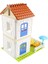 LXF-YD-088-1 Stili Dıy Aksesuarları Tuğla Ağaç Ev Taban Plakası Pencere Ev Kanepe Mobilya Büyük Parçacık Büyük Boy Yapı Taşları Doğum Günü Çocuk Oyuncak (Yurt Dışından) 4