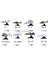 04 Apache Stili 4d Monte Mini Fighter F22 SU33 MIG29 Apache Scorpion Askeri Model Kitleri Militaire Helikopter Koleksiyonu Oyuncaklar Boys Için (Yurt Dışından) 5