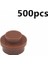 Koyu Kahverengi 500 Adet Tarzı Geç Yuvarlak 1x1 Nokta Dıy Yapı Taşları 1*1 Ince Figürler Lamba Tuğla Yaratıcı Eğitici Oyuncak Çocuk Için Uyumlu Zekâ (Yurt Dışından) 1
