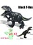 Büyük Siyah T-Rex Stili 2021 Jurassic Dinozor Figürü Yapı Taşı Oyuncak Dino T-Rex Indoraptor Tyrannosaurus Rex Jiroskop Animal World Park Modeli Tuğla (Yurt Dışından) 1