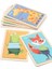 WT446 1pc Tarzı Hayvanlar 3D Yapboz Montessori Ahşap Yapboz Çocuklar Için Çift Taraflı Hikaye Bulmaca Eğitici Oyuncaklar Çocuklar Için Yıllar (Yurt Dışından) 4
