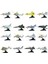 14 Su-47 Stili :165 4d Plastik Montajlı Uçak 12 cm Askeri Savaş Uçağı Militaire Helikopter Koleksiyonu Çocuklar Için Sandplay Oyuncak (Yurt Dışından) 2