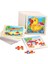 8 Balık Stili 11*11 cm 3D Ahşap Bulmaca Bebek Oyuncakları Karikatür Hayvan Trafik Tangram Yapboz Erken Öğrenme Çocuklar Için Eğitici Oyuncaklar (Yurt Dışından) 3