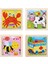 8 Balık Stili 11*11 cm 3D Ahşap Bulmaca Bebek Oyuncakları Karikatür Hayvan Trafik Tangram Yapboz Erken Öğrenme Çocuklar Için Eğitici Oyuncaklar (Yurt Dışından) 5