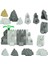 3X3X6 Açık Gri Stil Moc Kaya Paneli Rockery Dağ Dıy Şehir Sokak Görünümü Yapı Taşları Tepe Taş Tuğla Parçacıklar Oyuncaklar ile Uyumlu (Yurt Dışından) 2