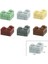 Koyu GRI-50PCS Tarzı Kalın Duvar Figürleri Tuğla Uyumlu Dıy 1x2 1x3 1x Nokta Yapı Taşları Eğitici Ev Inşaat Oyuncakları (Yurt Dışından) 5
