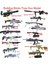 ARX-160 Stili 1:6 Ölçekli Oyuncak Tabanca Modeli G42 AK47 98K Tüfek Bulmacalar Yapı Tuğlaları Montaj Silahı Askeri Koleksiyonlar Sahne Sandpan Oyunu (Yurt Dışından) 2