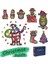 Noel Kardan Adam-M Stili Noel Noel Baba 3D Ahşap Yapboz Hayvan Yapboz Hediye Paketleme Kutusu Aldult Noel Yapboz Çocuklar Noel Oyuncak Hediyeler (Yurt Dışından) 3