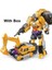 Kutu Stili ile JJ631E Dönüşüm Robot Oyuncak Mühendislik Araç Modeli Eğitim Montaj Deformasyon Action Figure Çocuklar Için Araba Oyuncak (Yurt Dışından) 1