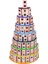 16 Adet ve 16 Adet Stil Ahşap Oyuncak Mücevher Blokları Gökkuşağı Istifleme Jenga Blokları Oyuncaklar Doğal Ahşap Bloklar Çocuk Blokları Eğitici Houten Speelgoed (Yurt Dışından) 5