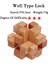 Kuyu Tipi Kilit Stili Iq Zeka Kong Ming Kilidi Montessori Bulmaca Lu Ban Kilidi 3D Ahşap Birbirine Burr Bulmacalar Oyun Oyuncak Yetişkinler Çocuklar Için (Yurt Dışından) 1