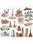 668-20 Stili 40 Stil Dünyaca Ünlü Mimari Bina 3D Yapboz Model Inşaat 3D Yapboz Oyuncaklar Çocuklar Için Noel Hediyesi (Yurt Dışından) 2