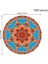 Turuncu Mandala Stili Eces 3D Yapboz Masa Oyunları Hayvan Aslan Yuvarlak Kağıt Yapboz Oyuncaklar Yetişkinler Için Hediye Çocuk Oyuncakları Çocuklar Için Duvar Dekoru (Yurt Dışından) 1