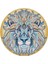 Turuncu Mandala Stili Eces 3D Yapboz Masa Oyunları Hayvan Aslan Yuvarlak Kağıt Yapboz Oyuncaklar Yetişkinler Için Hediye Çocuk Oyuncakları Çocuklar Için Duvar Dekoru (Yurt Dışından) 2