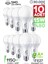 Tasarruflu LED Ampül 10'lu Set 15W 1150LM Smd LED Beyaz Işık 6500K E27 Standart Lamba 1