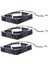 3x 12V Dc 32 70MM 4-Pin Bilgisayar Kasası Cfm Pwm Cpu Pc Fan Mavi ve Siyah (Yurt Dışından) 1