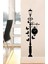 Park Lambası Kelebekler ve Duvar Saati Duvar Dekor Sticker 35 x 120 cm 3