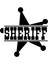 Sheriff Amblem Sticker Duvar Dekor Sticker 40 x 40 cm 1