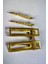 Kadın 6 cm Gold Renk 2 Adet Firkete 2 Adet Pens Toka Seti 3