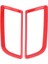 Iç Aksesuarlar Dashboard Yan Klima Çıkışı Havalandırma Kapağı Trim 2 Adet 2015-2017 (Parlak Kırmızı) (Yurt Dışından) 1