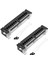 2x Ağ Araç Kiti 12 Port Cat6 Panel RJ45 Ağ Duvara Montaj Rafı, Yüzey Duvar Montaj Braketi ile (Yurt Dışından) 1